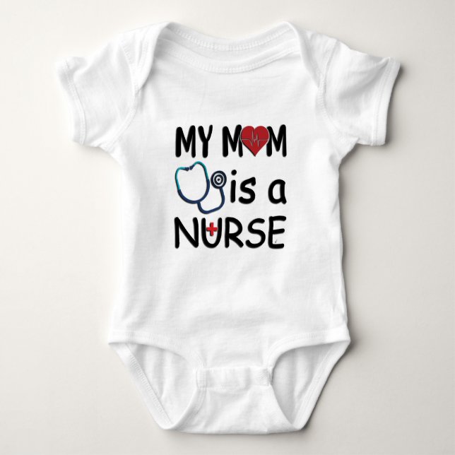 Min Mamma är en sjuksköterska T Shirt (Framsida)