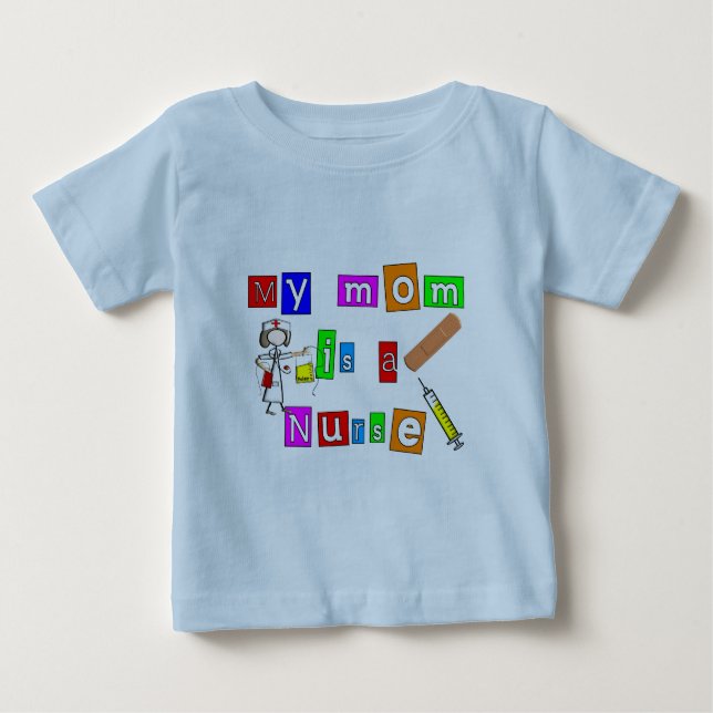 "Min Mamma är en sjuksköterska" T-Shirts (Framsida)