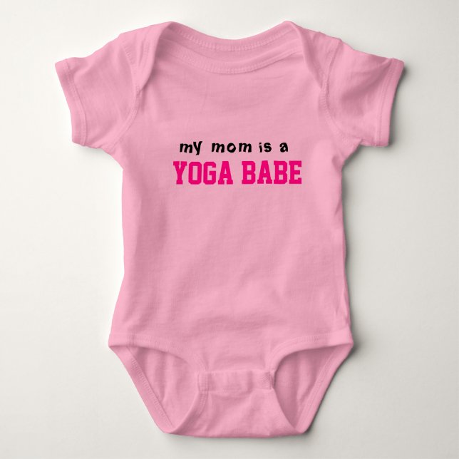 Min mamma är en YOGABABE Tröja (Framsida)