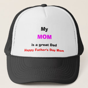 Min mamma är ett underbart pappalock truckerkeps