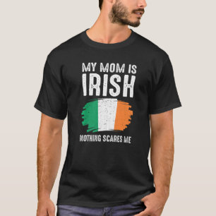Min Mamma är Irish Ireland Pride Flagga Heritage R T Shirt