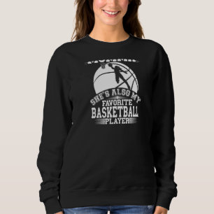 Min mamma är min favoritspelare i basketbollspelar t shirt