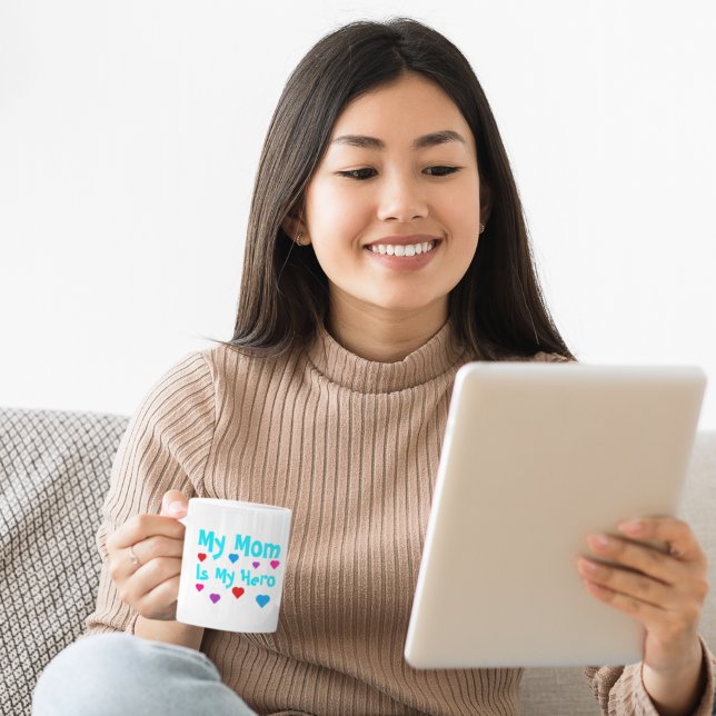 Min Mamma är min Hero Kaffemugg (Skapare uppladdad)
