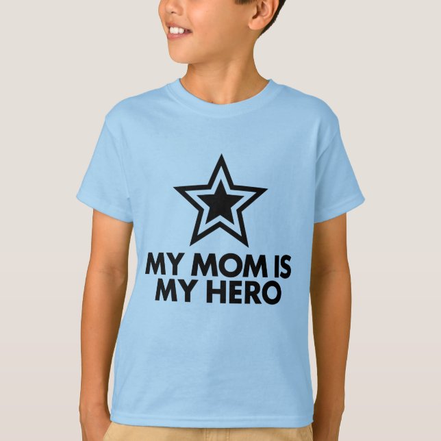 Min Mamma är min Hero Tee Shirt (Framsida)