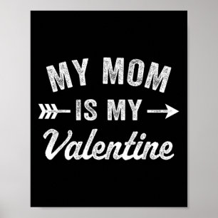 Min mamma är min valentin killar pojkar rolig vale poster