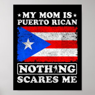 Min Mamma är Puerto Rican Inget Skrämmer mig Mor. Poster