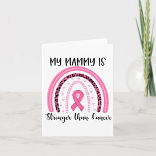 Min mamma är starkare än cancer bröstcancer Awa Kort
