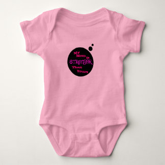 Min mamma är starkare babyskjorta tee