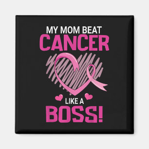 Min Mamma Beat Breast Cancer som en Chef Warrior Magnet