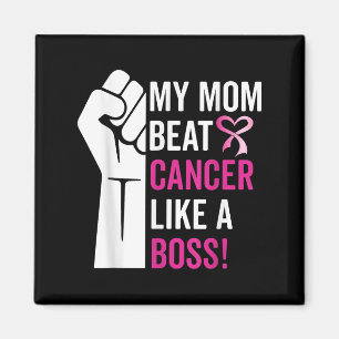 Min Mamma Beat Breast Cancer som en Chef Warrior S Magnet