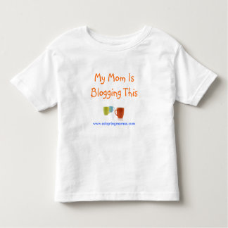 Min mamma Blogging detta Tee Shirt