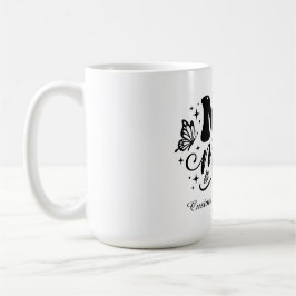 Min mamma Estetisk fjäril Mors dagskläd Kaffemugg