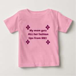 “Min mamma får alla sina modetips” t-shirt