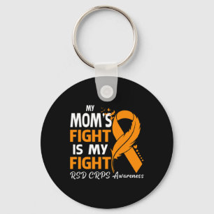 Min Mamma Fight är min kamp mot Rsd Crps Awareness Nyckelring