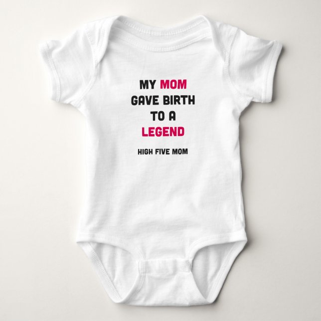 Min Mamma födelse till en förklaring Tee Shirt (Framsida)
