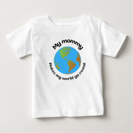 Min mamma gör min värld go round t shirt