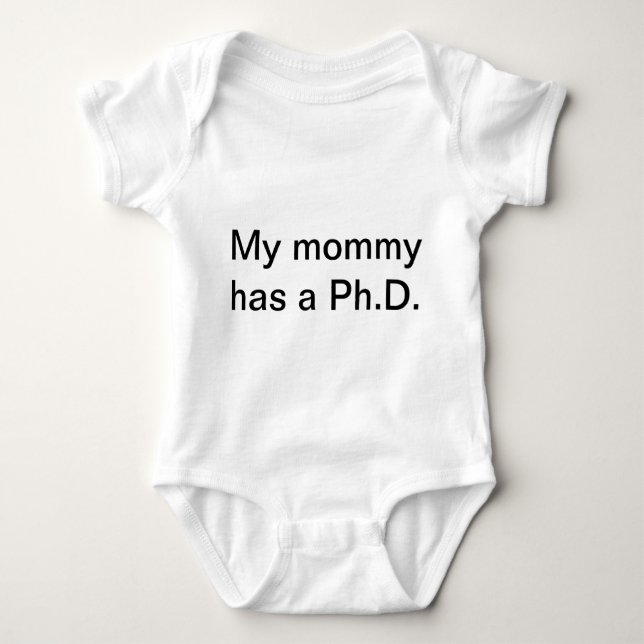 Min mamma har en Ph.D. Tee Shirt (Framsida)