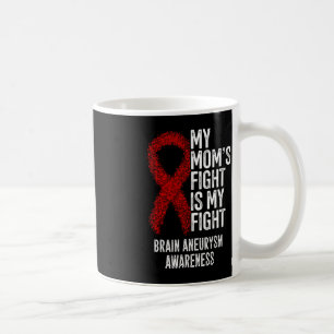 Min Mamma-kamp är min kamp Brain Aneurysm Awarenes Kaffemugg