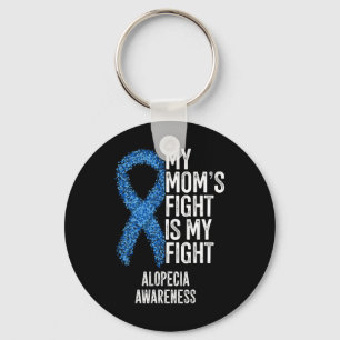 Min Mamma kämpar för min kamp mot Alopecia Nyckelring