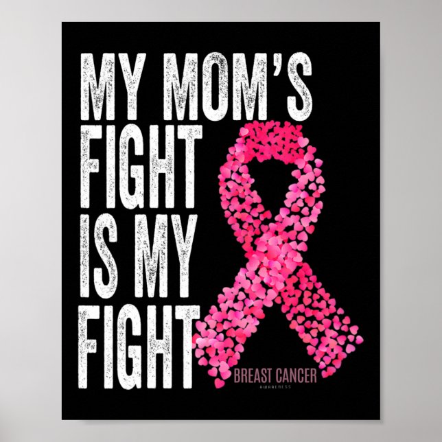 Min Mamma kämpar om min medvetenhet om bröstcancer Poster (Framsidan)