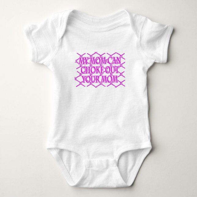 Min mamma kan kväva ut din mamma! Muttahida T-shirt (Framsida)