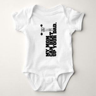 Min mamma kan slå upp din pappa tee shirt
