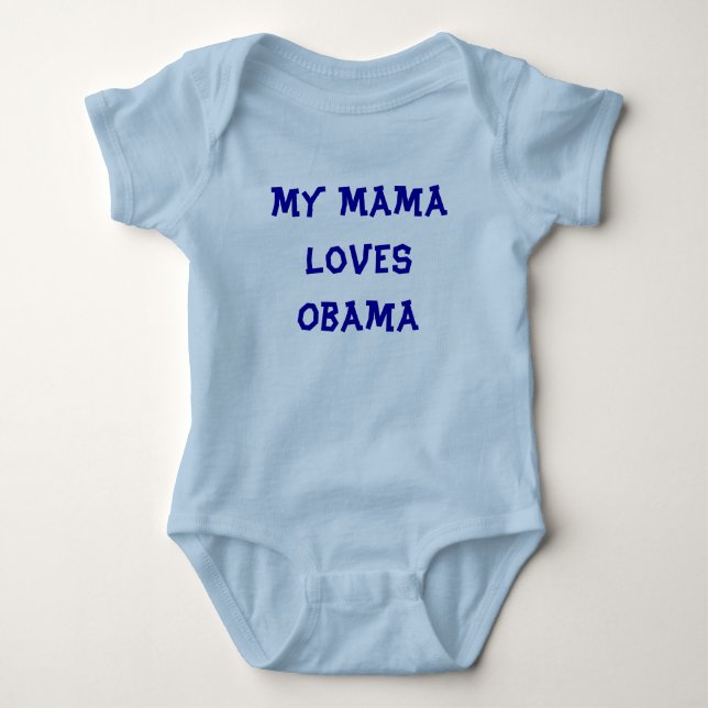 Min Mamma Kärlek Obama Tee (Framsida)