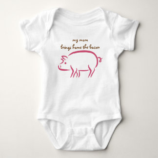 Min mamma kommer med hem baconen: Funktionsduglig T-shirt