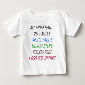 Min mamma körde 26,2 miles tee shirt