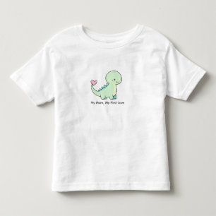 Min mamma, min första kärlek Söt dino-tröja för ba T Shirt
