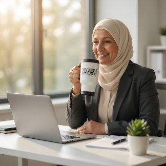 MIN MAMMA MIN JANNAH Personlig gåva till muslimsk  Resemugg
