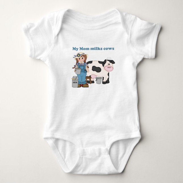 Min mamma mjölkar kor tee shirt (Framsida)