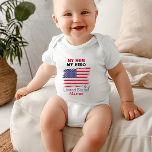 Min Mamma My Hero är en amerikansk marin T Shirt
