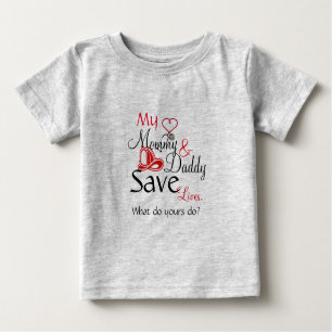 Min mamma- & pappasparaliv t-shirt