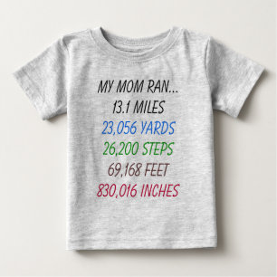 Min Mamma Ran 13,1 miles T Shirt