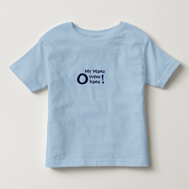 Min mamma, röstar, bamaen, nolla! tee shirt (Framsida)
