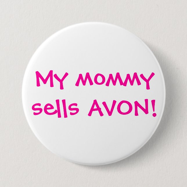 Min mamma säljer Avon Knapp (Framsida)