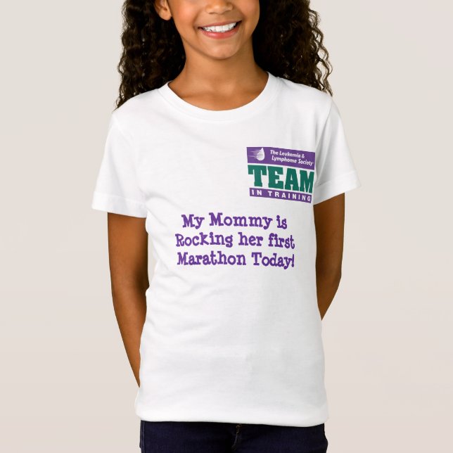 Min mamma vaggar henne den första maratonen t shirt (Framsida)