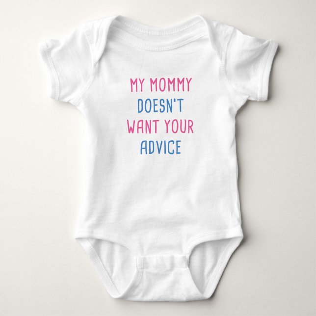 Min Mamma vill inte ha ditt råd T-shirt (Framsida)