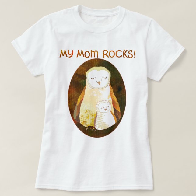 Min mammaSTENAR! Mors daguggla Tee (Design framsida)