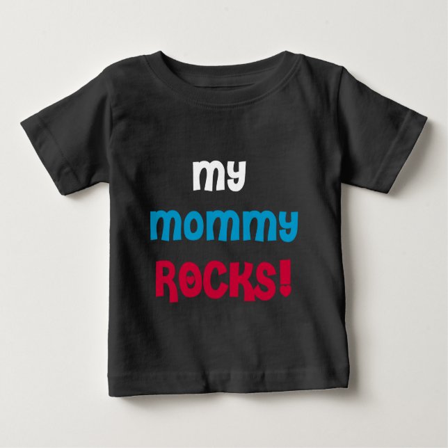 Min mammastenar t-shirt (Framsida)