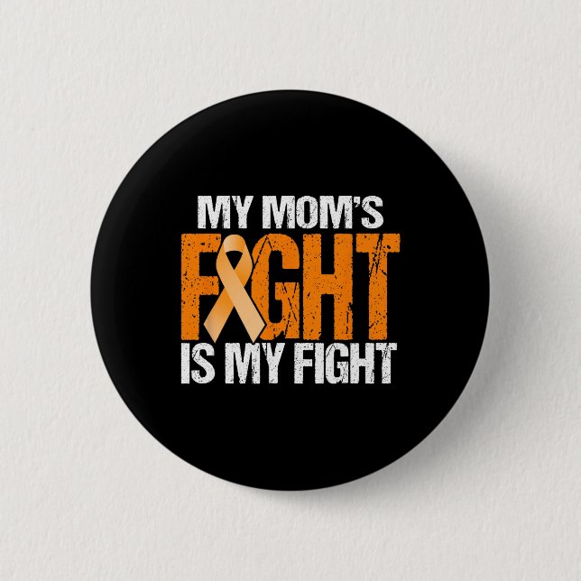 Min Mammor-kamp är min kamp mot Leukemi Awareness  Knapp (Framsida)