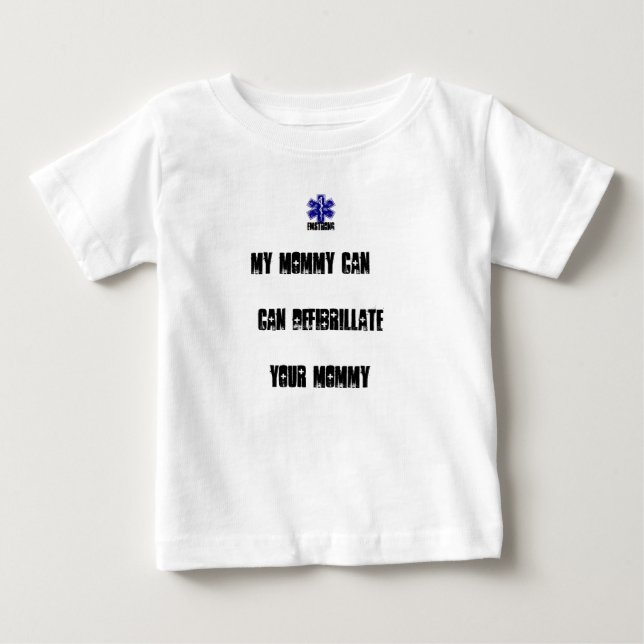 Min mammor kan Defibrilliate dina mammor Tee Shirt (Framsida)