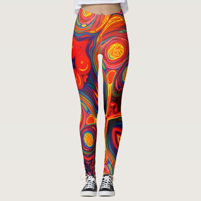 Min Mammor Land av fantastisk Anna Prisare Leggings (Framsida)