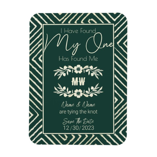 MIN MAN HAR FÅTT UTVECKLINGEN I Afrikas Bröllop Magnet (Vertikal)