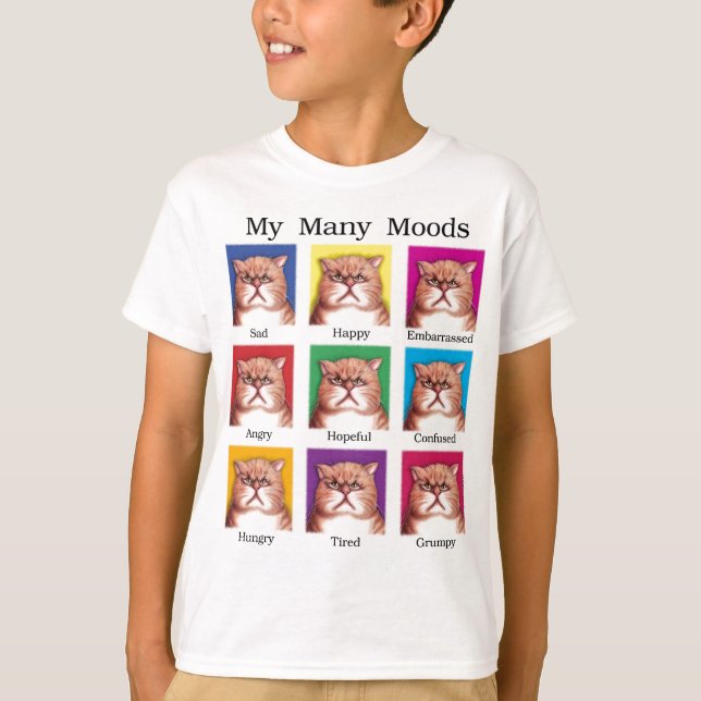 Min många Moods T Shirt (Framsida)