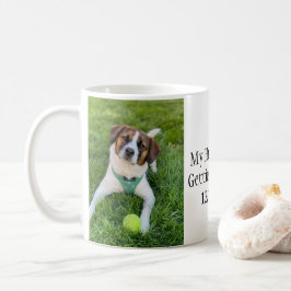 Min Människor Ska Gifta Sig Hund Foto Kaffemugg