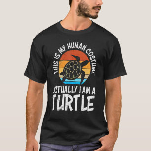 Min mänskliga dräkt är en sköldpadda t shirt