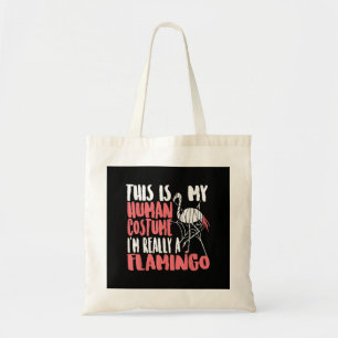 Min mänskliga dräkt Im Verkligen A Flamingo Mummy Tygkasse