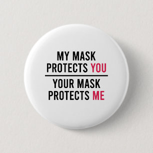 Min mask skyddar dig, din mask skyddar mig knapp